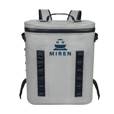 Waterproof Backpack Soft Coolers Light Gray 20L Capacity TPU Material