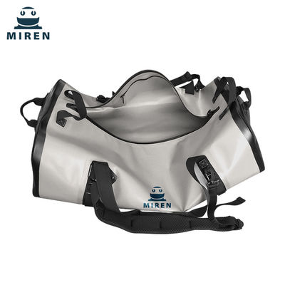 Water Resistant Dry Bag Duffel Bag 70 Liters Light Gray Color TPU Material