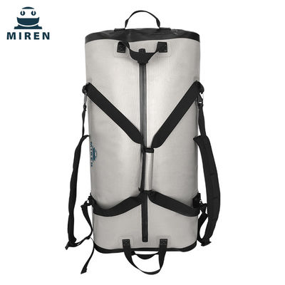 Water Resistant Dry Bag Duffel Bag 70 Liters Light Gray Color TPU Material