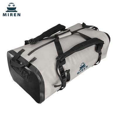 Water Resistant Dry Bag Duffel Bag 70 Liters Light Gray Color TPU Material