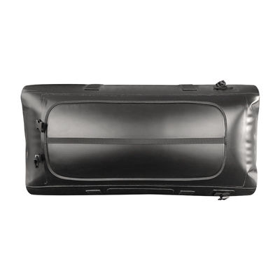 TPU Outdoor Waterproof Dry Duffel Bag 120L Black Color For Camping