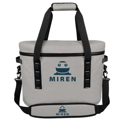 Refrigerated Lightweight Soft Sided Cooler 18 Liters Light Gray Color