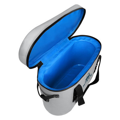 Refrigerated Lightweight Soft Sided Cooler 18 Liters Light Gray Color
