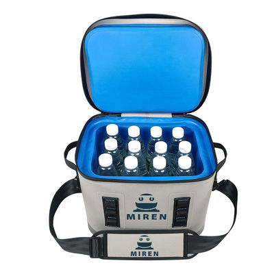TPU Insulation 24 Can Cooler Bag Portable Waterproof For Food Drink