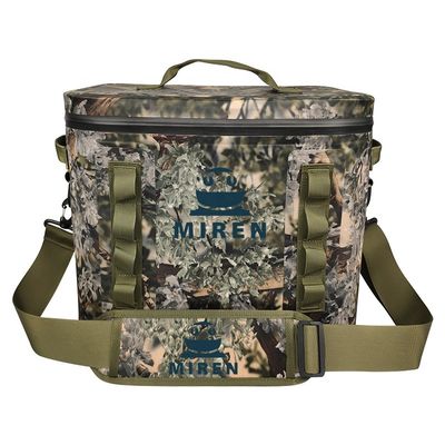 Waterproof 20l Cooler Backpack , Camouflage Soft Sided Coolers For Camping Hiking