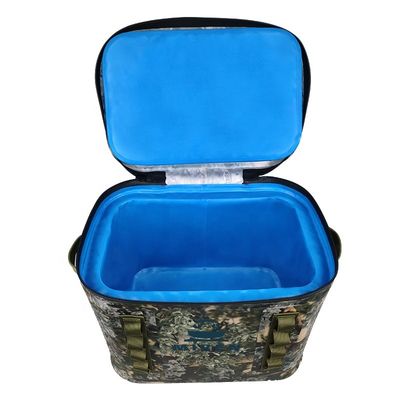 Waterproof 20l Cooler Backpack , Camouflage Soft Sided Coolers For Camping Hiking