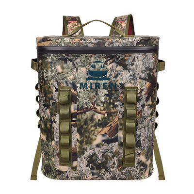 20L Leakproof Camo Insulated Backpack Cooler For Hiking Picnic