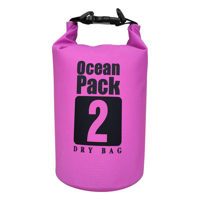 Leakproof PVC Dry Bag , Waterproof Bag 2 Liter For Swimming Fishing OEM