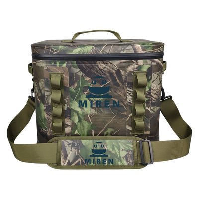 Camouflage Color 20L Cooler Bag Durable Square Shape Waterproof