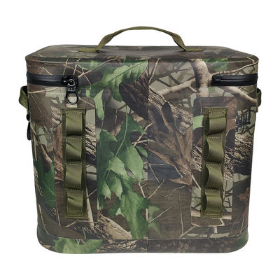 Camouflage Color 20L Cooler Bag Durable Square Shape Waterproof