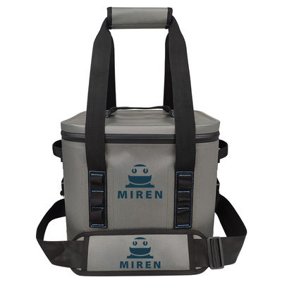 Small Soft 24 Can Cooler Bag Durable Reusable For Beer Insulation