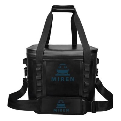 Multipurpose 20 Litre Black Cooler Bag Lightweight For Outdoor Activity