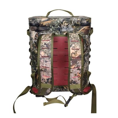 Customized Soft Sided Camo Backpack Cooler For Outdoor Tent