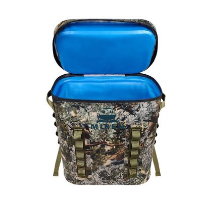Customized Soft Sided Camo Backpack Cooler For Outdoor Tent