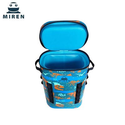 Customized 29 Cans Camouflage Cooler Backpack For Camping Picnic