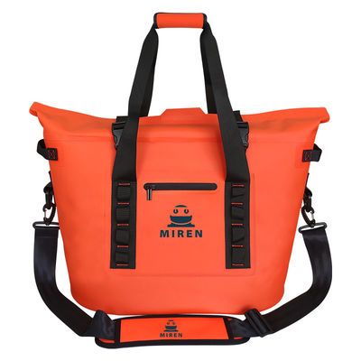 TPU Fabric 30 Litre Cooler Bag Handbag Waterproof For Outdoor Camping ODM
