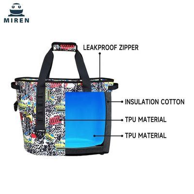 30L Refrigerated Picnic Cooler Bag Water Resistant For Outings