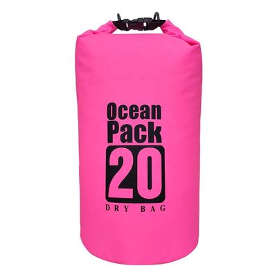 Foldable Lightweight PVC Waterproof Dry Bag 20L Capacity For Outdoor Activity