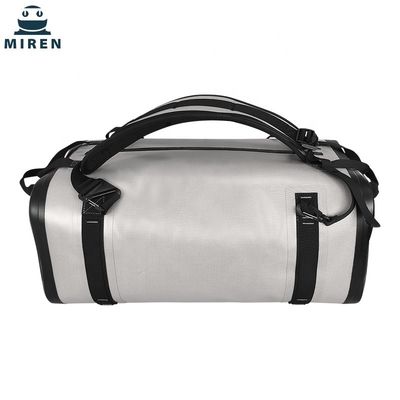 TPU Fabric Waterproof Duffel Bag 50L Capacity Heavy Duty For Camping