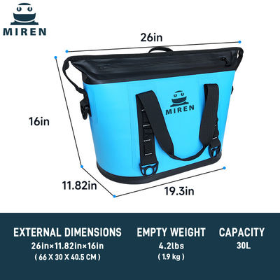 Leakproof Insulated Soft Cooler Bag Waterproof Keeps Cold 48-72 Hours