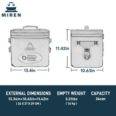 Popular Customisable Beeping 14L Soft Cooler Bag With Bluetooth Audio.