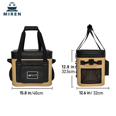 Customizable Logo 30can Soft Cooler, Insulated And Leak Proof For Outdoor Fishing Use
