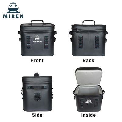 Black 24-Can Soft Cooler Pack Is Great For Outdoor Picnics And Fishing